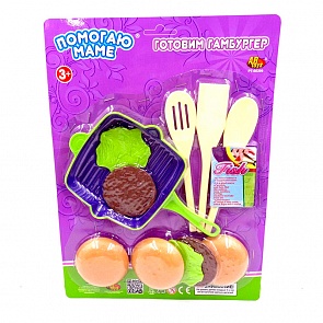 Набор посуды «Помогаю маме», 6 предметов (ABtoys, PT-00399)